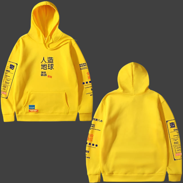Japanese Hoodie Unisex 3D Print Milk Design Pullover for Casual Wear