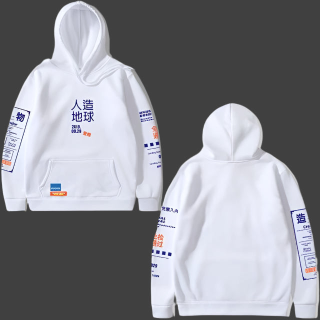 Japanese Hoodie Unisex 3D Print Milk Design Pullover for Casual Wear