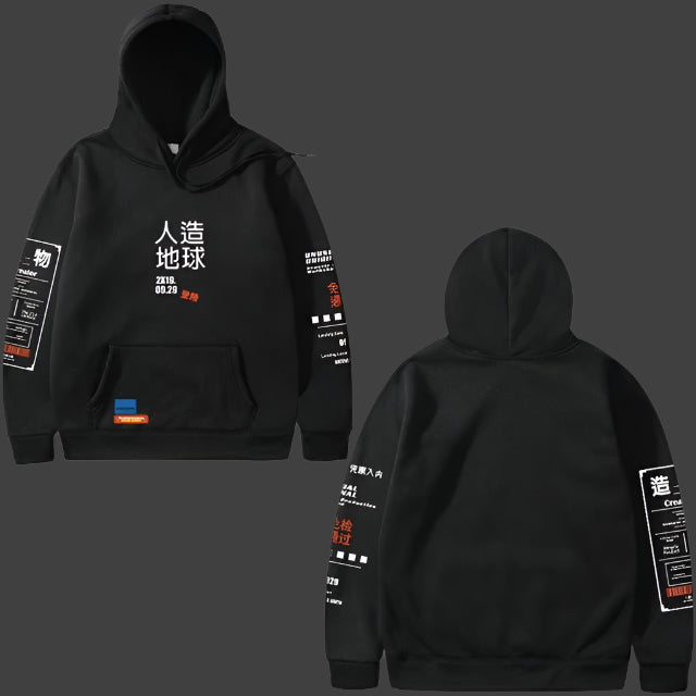 Japanese Hoodie Unisex 3D Print Milk Design Pullover for Casual Wear