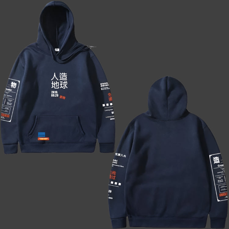 Japanese Hoodie Unisex 3D Print Milk Design Pullover for Casual Wear