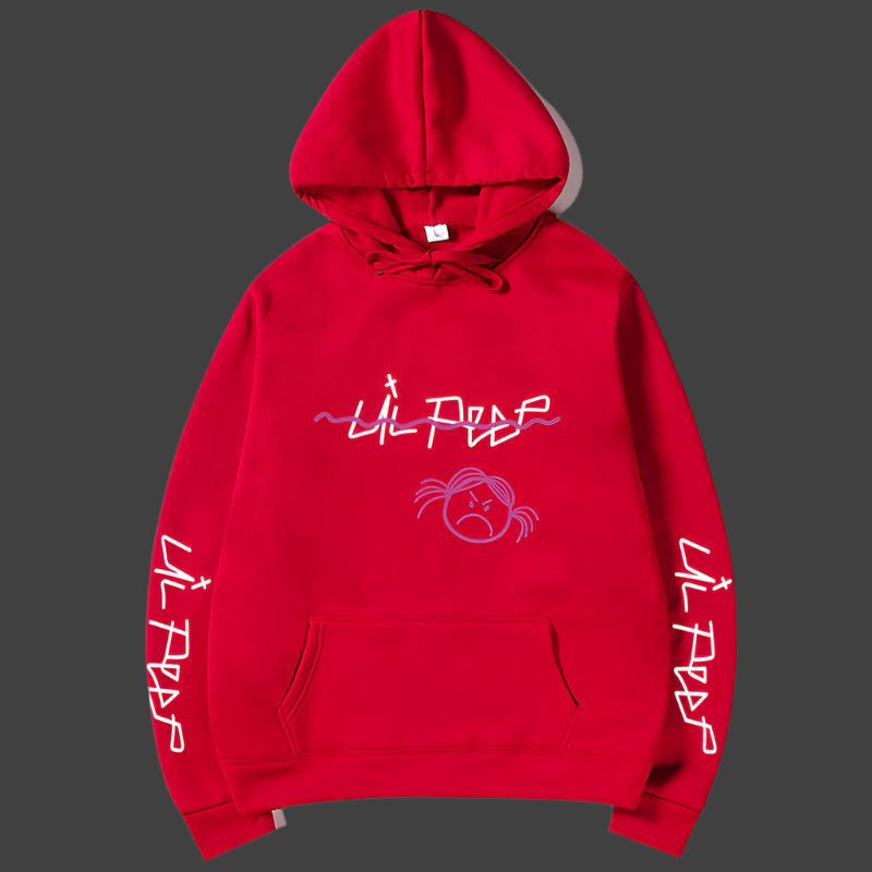 Lil Peep Hoodie Unisex Graphic Streetwear Pullover Tribute Apparel