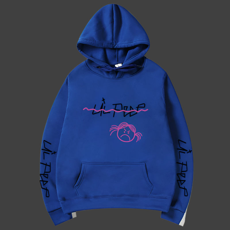 Lil Peep Hoodie Unisex Graphic Streetwear Pullover Tribute Apparel