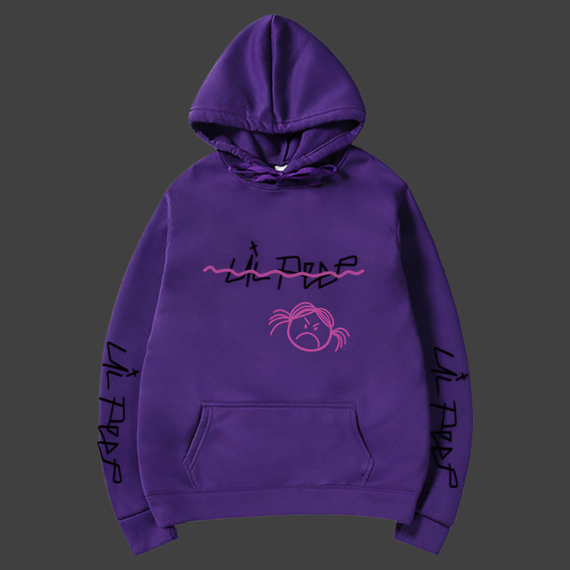 Lil Peep Hoodie Unisex Graphic Streetwear Pullover Tribute Apparel