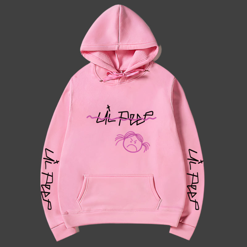 Lil Peep Hoodie Unisex Graphic Streetwear Pullover Tribute Apparel