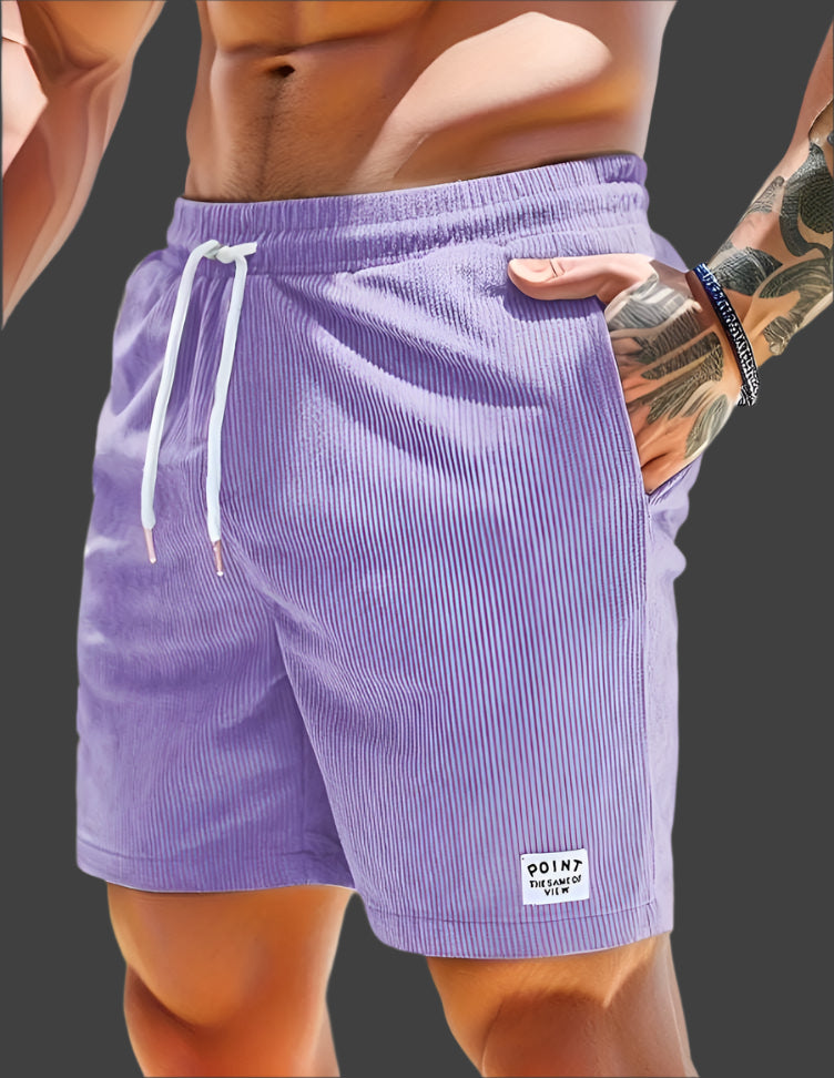 Lace-up Drawstring Shorts Summer Short Pants Men's Clothing