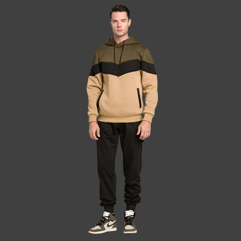 Fashion Hoodies Sweatshirt for Men Spring Autumn Casual Solid Color