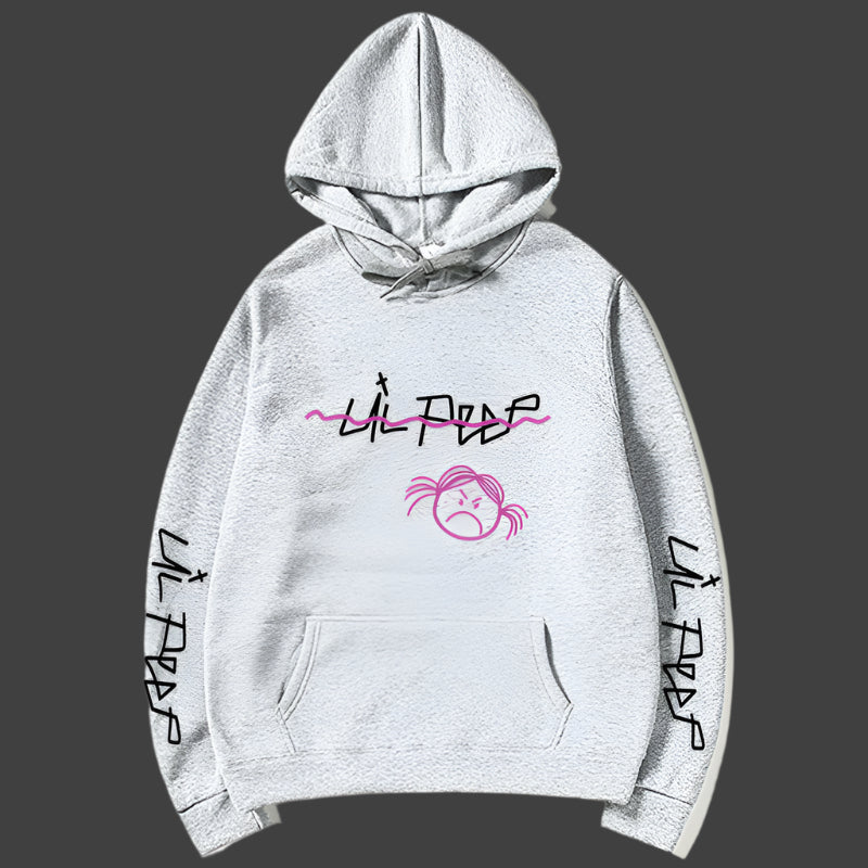 Lil Peep Hoodie Unisex Graphic Streetwear Pullover Tribute Apparel