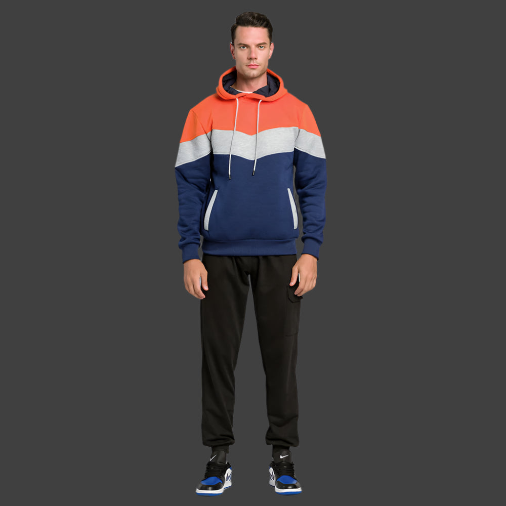 Fashion Hoodies Sweatshirt for Men Spring Autumn Casual Solid Color