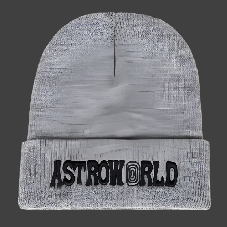 Knitted Beanie Unisex Astroworld Embroidered Warm Stylish Cap
