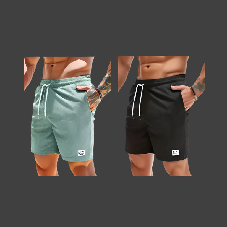 Lace-up Drawstring Shorts Summer Short Pants Men's Clothing