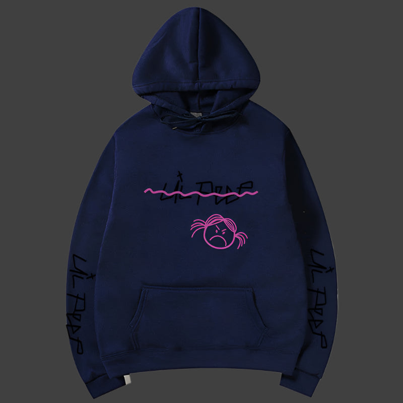 Lil Peep Hoodie Unisex Graphic Streetwear Pullover Tribute Apparel
