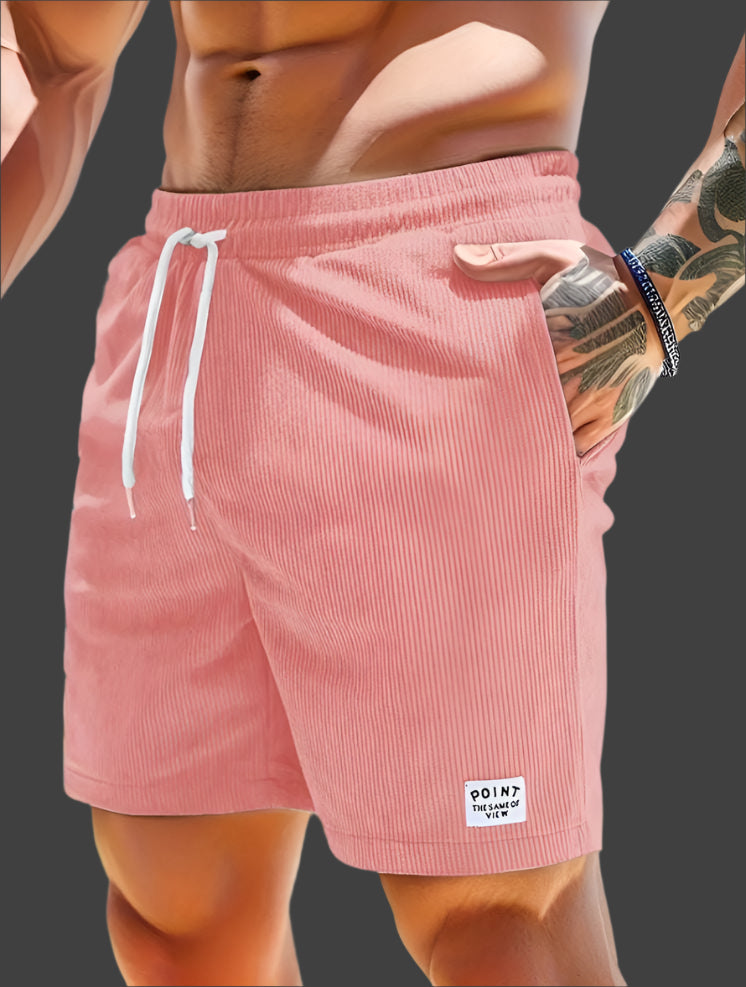 Lace-up Drawstring Shorts Summer Short Pants Men's Clothing