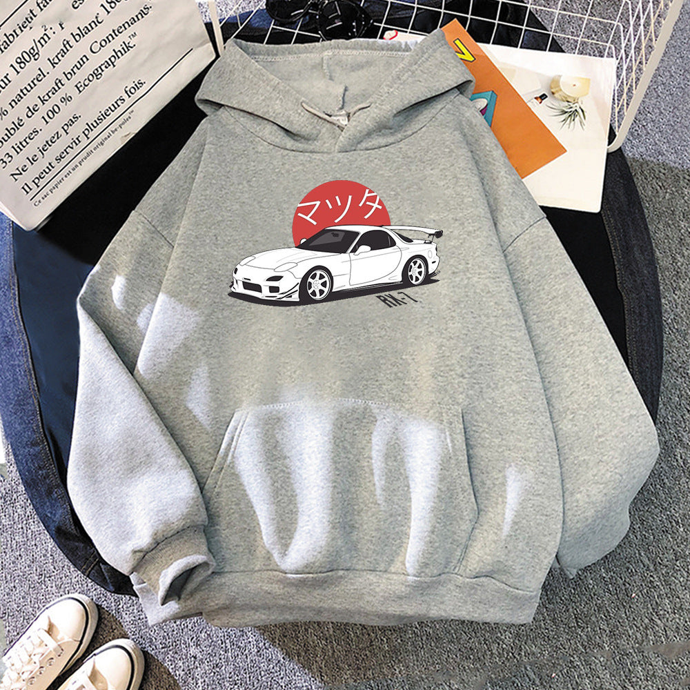 Car Hoodie Unisex Trendy Sweatshirt for Casual Everyday Wear