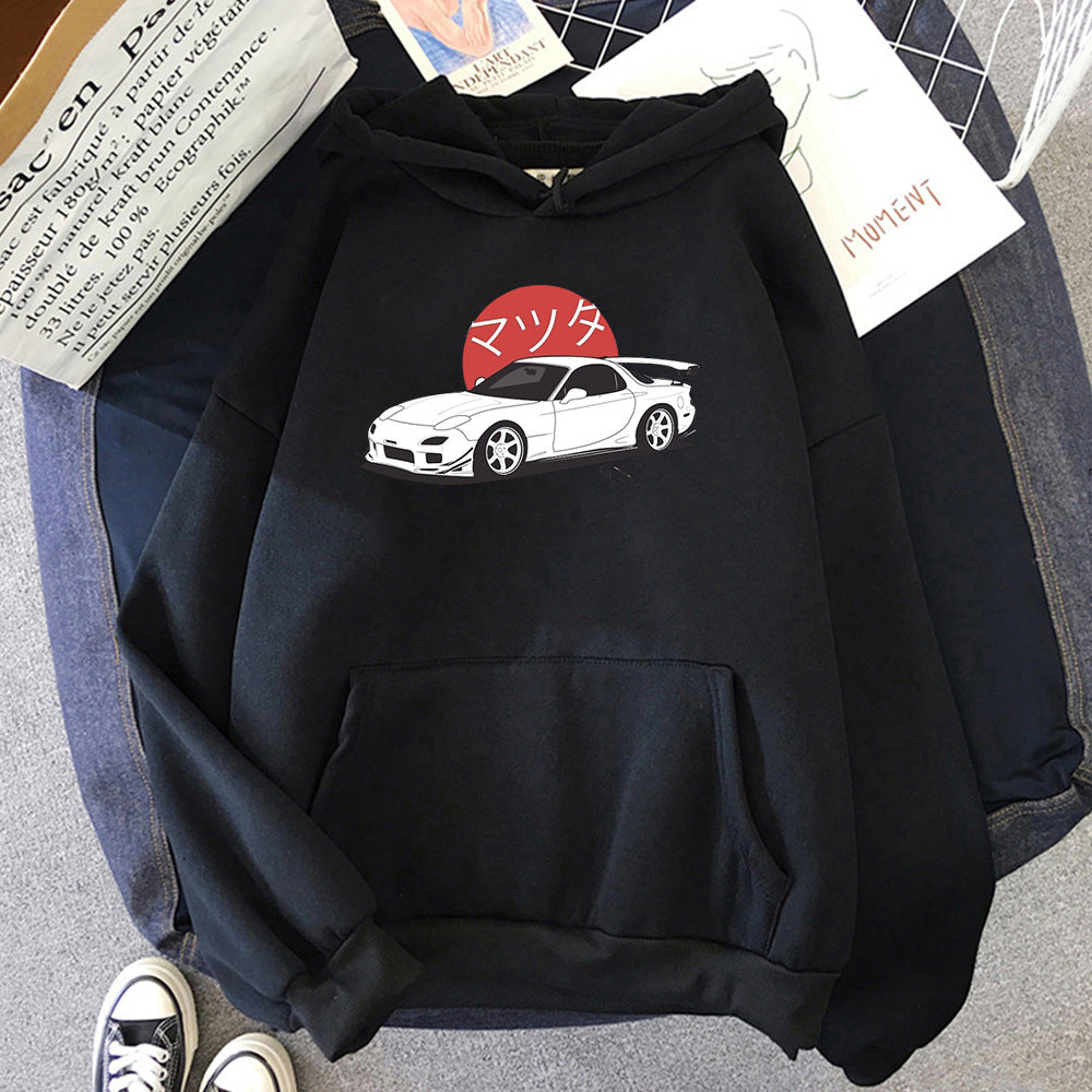 Car Hoodie Unisex Trendy Sweatshirt for Casual Everyday Wear