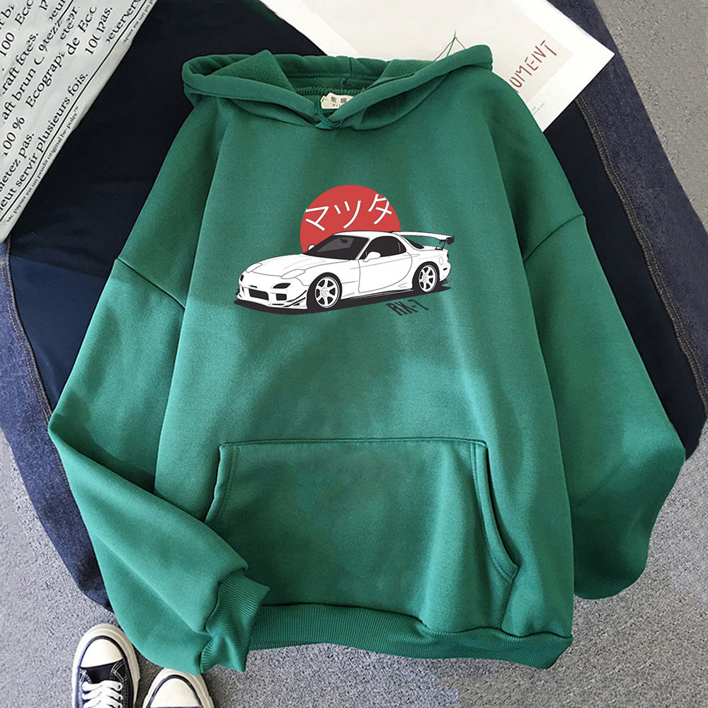 Car Hoodie Unisex Trendy Sweatshirt for Casual Everyday Wear