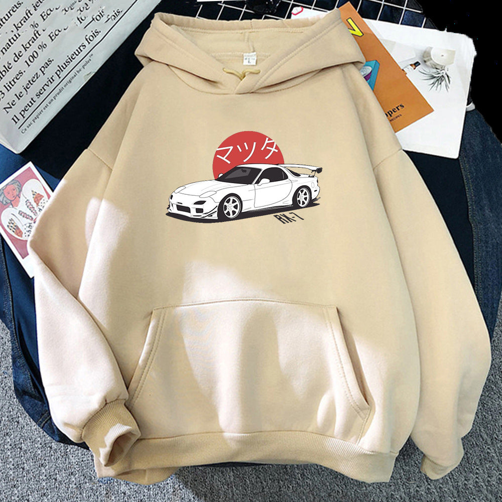 Car Hoodie Unisex Trendy Sweatshirt for Casual Everyday Wear