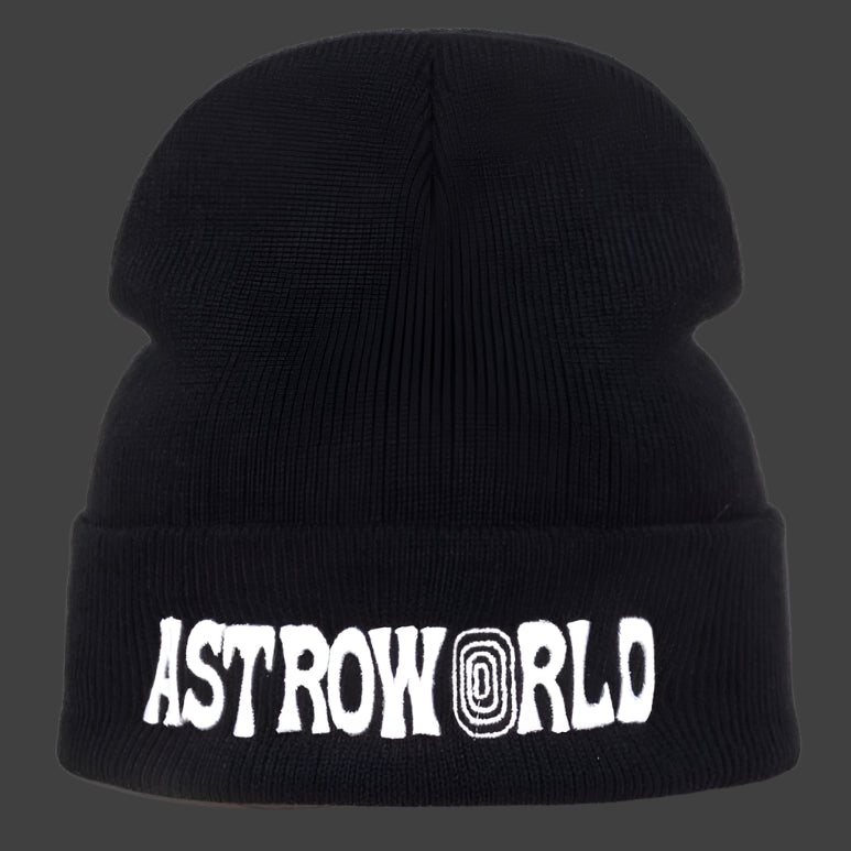 Knitted Beanie Unisex Astroworld Embroidered Warm Stylish Cap