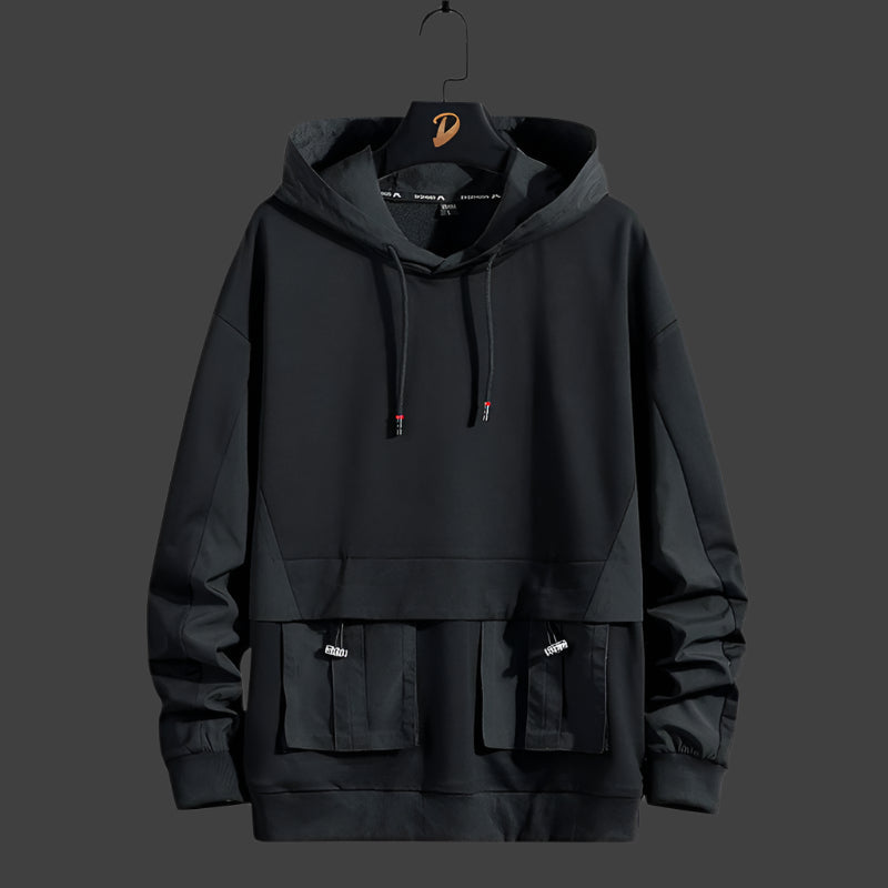 Hooded Hoodies Unisex Loose Fit Sweatshirt for Spring and Autumn