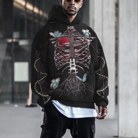 Halloween Hoodie Unisex Fall Streetwear with Bold 3D Printed Graphics
