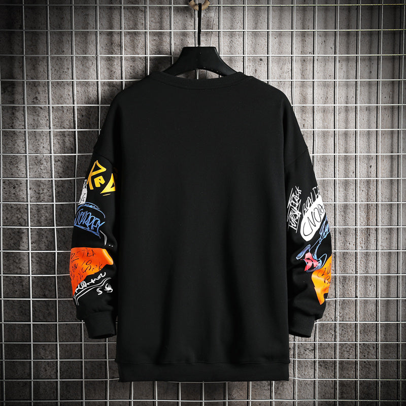 Graphic Hoodie Unisex Crewneck Sweatshirt for Streetwear Style