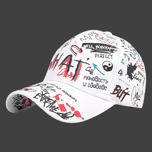 Graffiti Baseball Cap – Hip Hop Snapback Hat for Summer and Sports