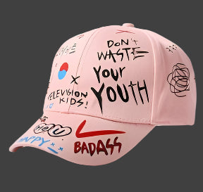 Graffiti Baseball Cap – Hip Hop Snapback Hat for Summer and Sports