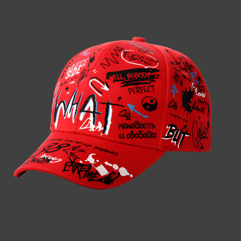 Graffiti Baseball Cap – Hip Hop Snapback Hat for Summer and Sports
